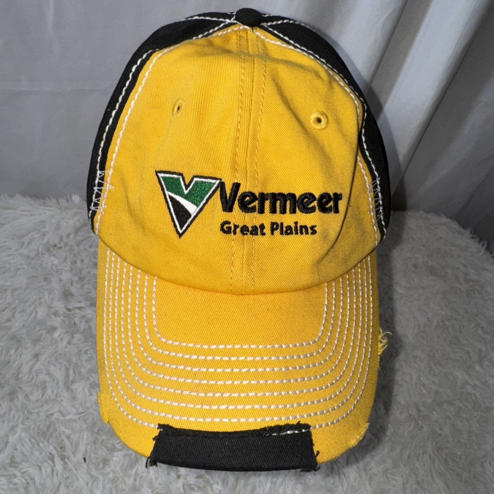 Vermeer‎ Great Plains Hat Baseball Cap One Size Yellow